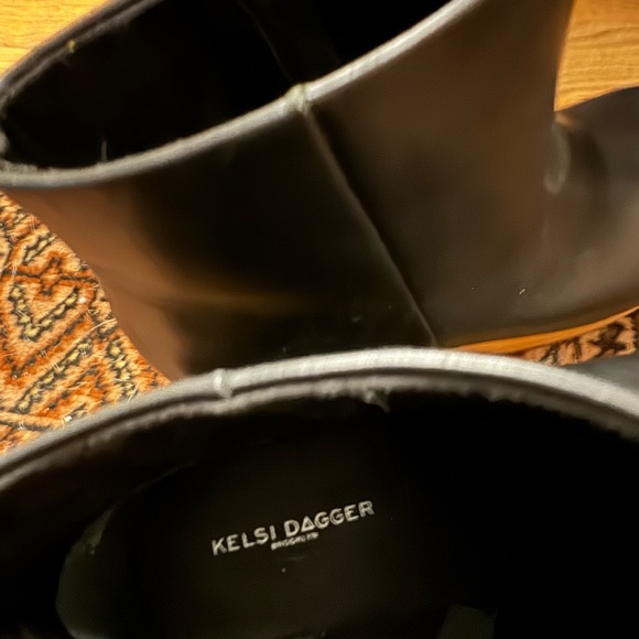 Kelsi Dagger Hill Platform Bootie Black 8.5 - Picture 8 of 14